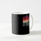 Mug Mens Cycling Grand-mère Whey Cool drôle Vélo Vinta (Devant droit)