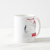 Mug Mens Dadasaurus Dinosaur Papa Daddy Rex American F (Devant droit)