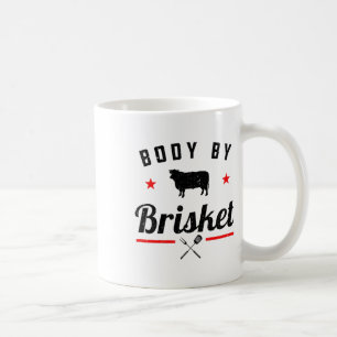 Mug Mens Drôle Barbecue Corps Par Brisket Griller Ou F