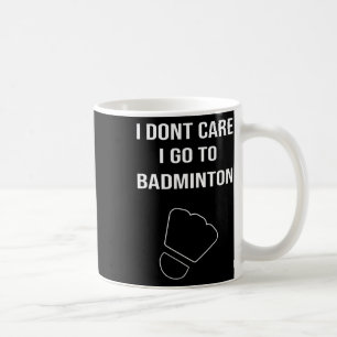 Mug Mens Drôle Dminton Joueur de navette cadeau Dit