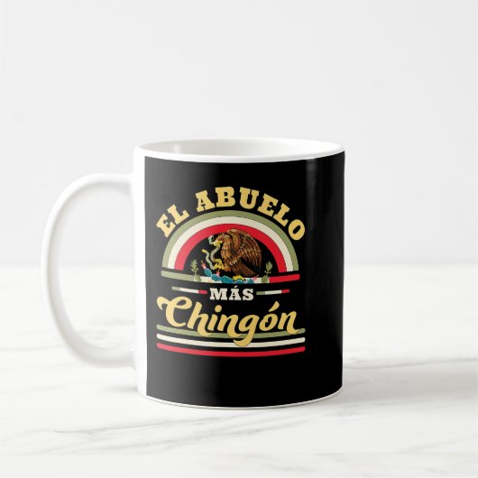 Mug Mens El Abuelo Mas Chingon Drôle Cool mexicain (Gauche)