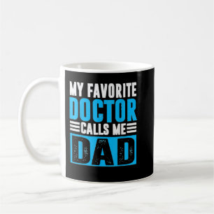 Mug Mens Fête des pères Mon Médecin Favori M'Appelle P