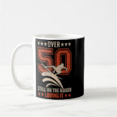 Mug Mens Funny Cool Surfer Dude Surfboard 50 ans (Gauche)