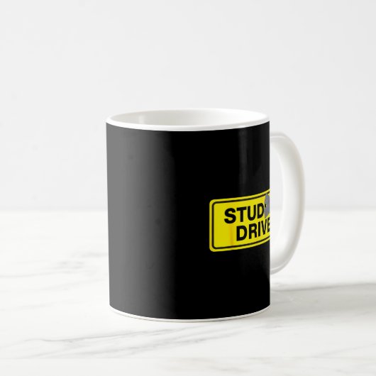 Mug Mens Funny New Driver  (Devant droit)
