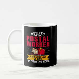 Mug Mens FUNNY RETRAITÉ POSTAL WORKER POSTMAN RETRAITE