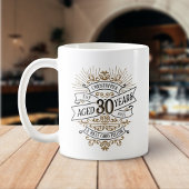 Mug Mens Funny Whiskey 30e anniversaire