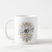 Mug Mens Funny Whiskey 60e anniversaire (Gauche)