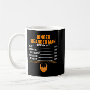 Mug Mens Ginger Porté homme nutricion faits rousse