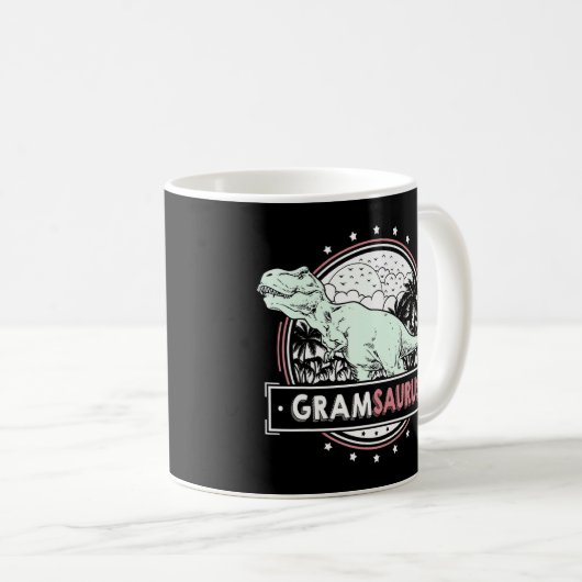 Mug Mens GramSaurus Gram idée de Gram pour les femmes  (Devant droit)