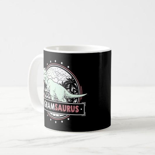 Mug Mens GramSaurus Gram idée de Gram pour les femmes (Devant gauche)