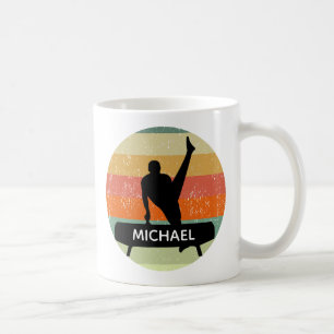 Mug Mens Gymnastique Homme Gymnaste Coucher de soleil 