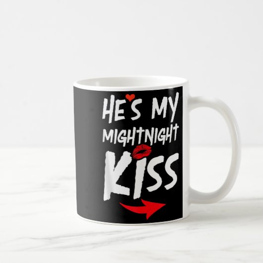 Mug Mens He's My Midnight Kiss Happy New Year Matching (Droite)