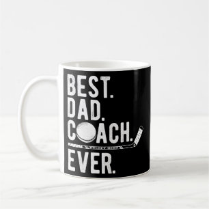 Mug Mens Hockey sur glace meilleur papa entraîneur ja