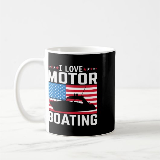 Mug Mens I Love Motorboating Tee Nitro B (Gauche)