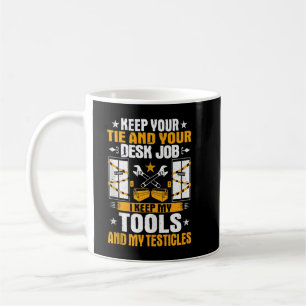 Mug Mens Je Garde Mes Outils Ascenseur Mécanique