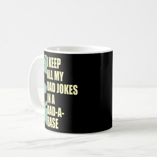 Mug Mens Je Garde Tout Mon Père Blague Dans Un Papa Un (Devant gauche)