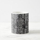 Mug Mens Lecteur de basket-ball Graphisme Sports Coffe (Centre)