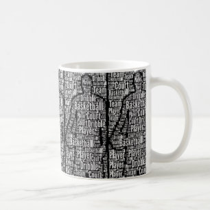 Mug Mens Lecteur de basket-ball Graphisme Sports Coffe
