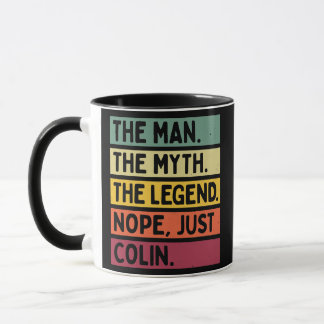 Mug Mens L'Homme Le Mythe La Légende NOPE Juste Colin
