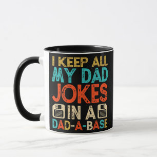 Mug Mens Mens Daddy DAD JOKES DAD BASE Database