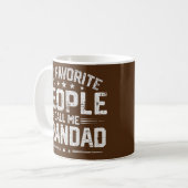 Mug Mens Mes Gens Favoris M'Appelent Grand-Mère Drôle (Devant gauche)