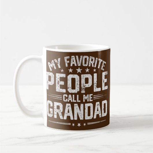 Mug Mens Mes Gens Favoris M'Appelent Grand-Mère Drôle (Gauche)