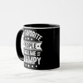 Mug Mens Mes gens préférés m'appellent Grampy Père (Devant gauche)