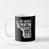 Mug Mens Mon Époux De Chasse Favorite M'Appelle Papa D (Gauche)