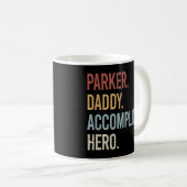 Mug Mens Parker Daddy Accomplice Hero Style Rétro Vint (Devant droit)