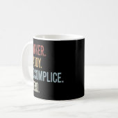Mug Mens Parker Daddy Accomplice Hero Style Rétro Vint (Devant gauche)