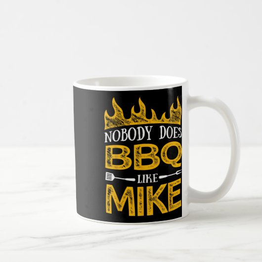 Mug Mens Personne N'A Bbq Comme Mike (Droite)
