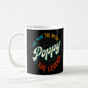 Mug Mens Poppy L'Homme Le Mythe La Légende - Vintage G