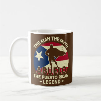 Mug Mens Porto Rico Abuelo L'Homme Mythe Porto-Rico
