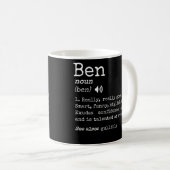 Mug Mens Prank Prénom Signification Dictionnaire (Devant droit)