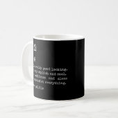Mug Mens Prank Prénom Signification Dictionnaire (Devant gauche)