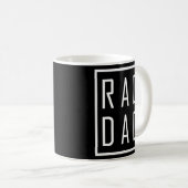 Mug Mens Rad Papa Cool Dads Conception pour les pères (Devant droit)