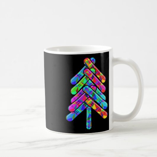 Mug Mens Snowboard Mountain Pine Tree Snowboard Love (Droite)