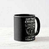 Mug Mens Software Engineer funny saying  (Devant droit)
