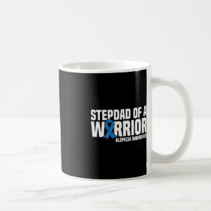 Mug Mens Stepdad d'un guerrier Bleu Ruban Alopecia Awa