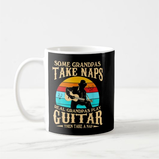 Mug Mens Un Grand-Père Prends Des Naps De Grandpas Rée (Gauche)