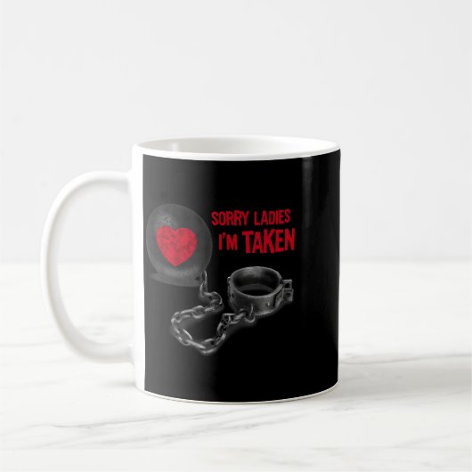 Mug Mens Valentine's Day - Ball And Chain (Gauche)