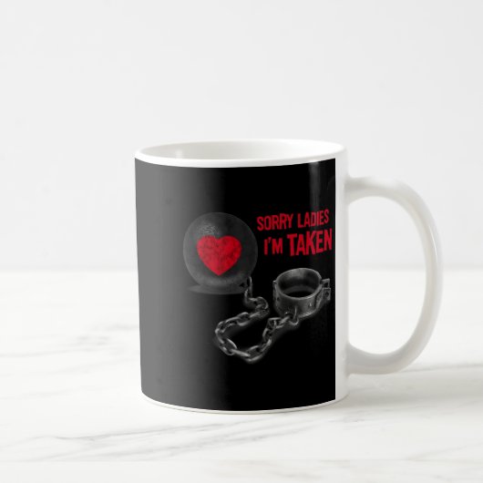Mug Mens Valentine's Day - Ball And Chain (Droite)