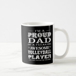 Mug Mens Volleyball Je suis fier Volleyball Papa Cadea