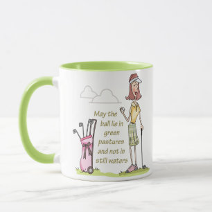 Mug Mensonge dans les pâturages verts