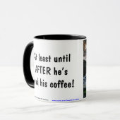 Mug Mensonge laissé de tigres de sommeil (Devant gauche)