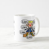 Mug Mensonges clownesques (Devant droit)