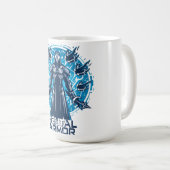 Mug Mental Armor - Hoodie Warrior Figure (Devant droit)
