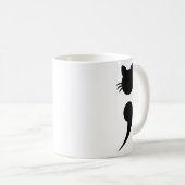 Mug Mental Health Awareness Cat Semicolon Shirt_ Cat L (Devant droit)