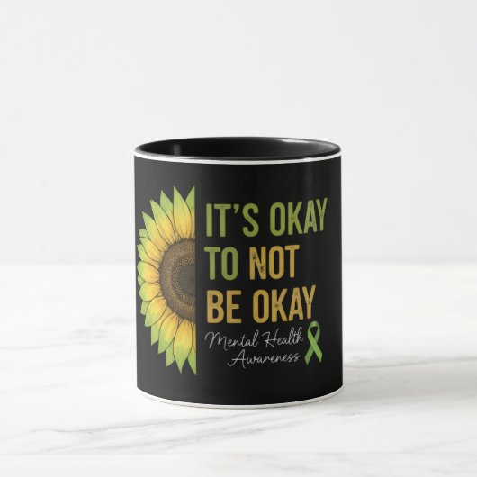 Mug Mental Health Awareness Sunflower (Centre)