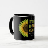 Mug Mental Health Awareness Sunflower (Devant gauche)